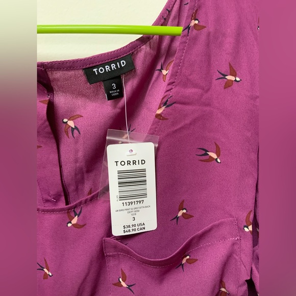 Torrid Blouse (Birds) - Picture 2 of 4